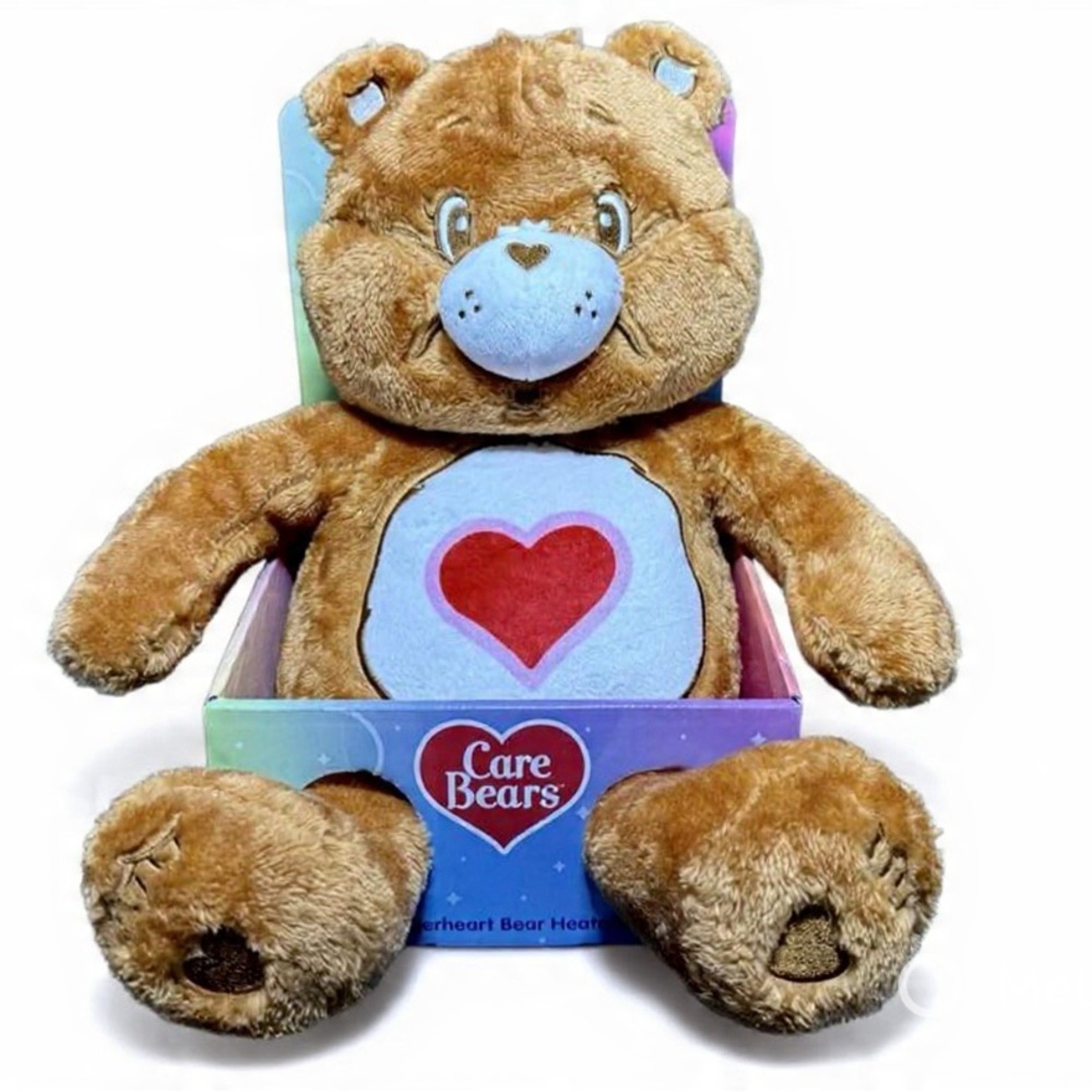 Care Bears Tan Plush with Red Heart